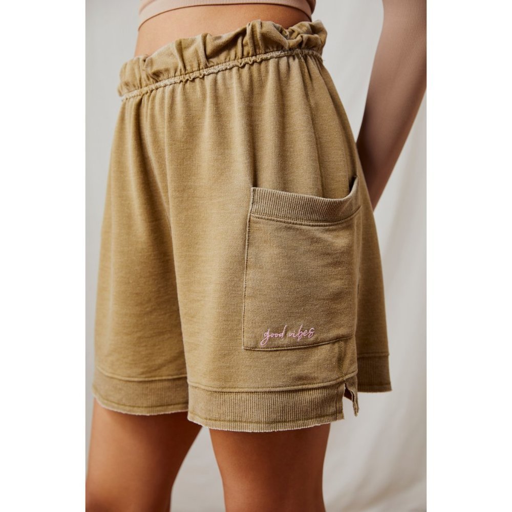 Free People Cozy Girl Short / Olive Army